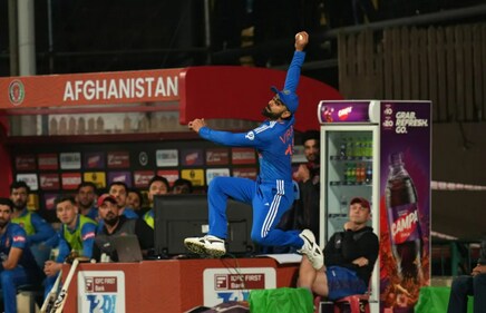The Virat Kohli fielding effort that saved a certain six (BCCI) The Virat Kohli fielding effort that saved a certain six (BCCI)