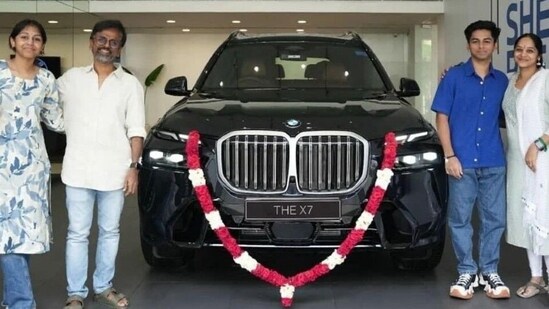 AR Murugadoss and his family all smiles with their new SUV (X)