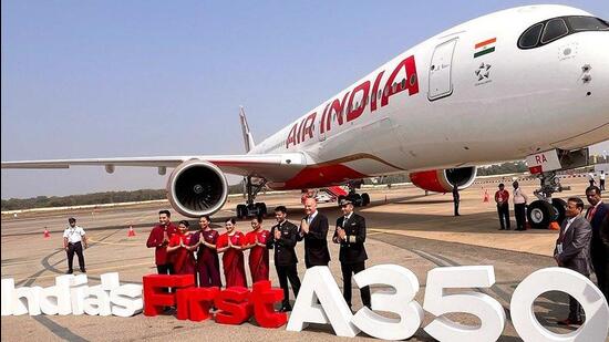 Air India’s A350-900 will have 316 seats in a three-class cabin configuration. (Air India)