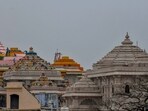 Beautification work on the Ram Janmabhoomi Temple ahead of the consecration ceremony. Beautification work on the Ram Janmabhoomi Temple ahead of the consecration ceremony.