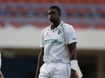 Jason Holder after a match against Australia.