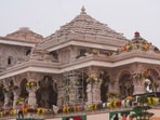 Ayodhya: Ram Mandir being decorated with flowers ahead of its consecration ceremony. Ayodhya: Ram Mandir being decorated with flowers ahead of its consecration ceremony.
