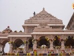 Ram Mandir being decorated with flowers ahead of its consecration ceremony, in Ayodhya Ram Mandir being decorated with flowers ahead of its consecration ceremony, in Ayodhya
