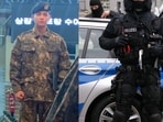 BTS’ V begins rigorous training for special duty (The two pictures are unrelated and are solely used for reference purposes.) BTS’ V begins rigorous training for special duty (The two pictures are unrelated and are solely used for reference purposes.)