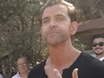 Hrithik Roshan behind the scene of Ishq Jaisa Kuch. Hrithik Roshan behind the scene of Ishq Jaisa Kuch.