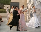 Suneet Varma takes a bow after his fashion showcase at DLF Emporio.