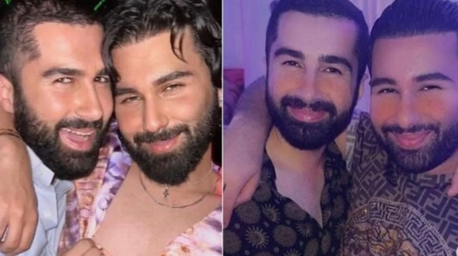 Orry poses with his doppelganger. Can you spot the difference? - Vimarsana News