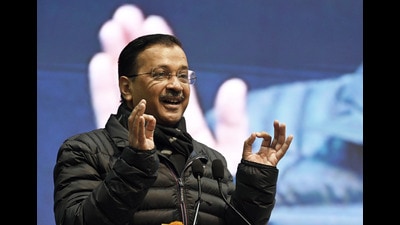 Delhi CM Arvind Kejriwal (HT)