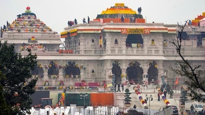 The 'Pran-Pratishtha' of the Ram Temple will be held today, January 22, with several dignitaries, including Prime Minister Narendra Modi, scheduled to take part. Here's how the country is preparing for the grand ceremony. (AP) The 'Pran-Pratishtha' of the Ram Temple will be held today, January 22, with several dignitaries, including Prime Minister Narendra Modi, scheduled to take part. Here's how the country is preparing for the grand ceremony. (AP)