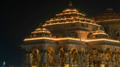 The consecration ceremony at the Ayodhya temple wiil be held on January 22.&nbsp; (PTI)