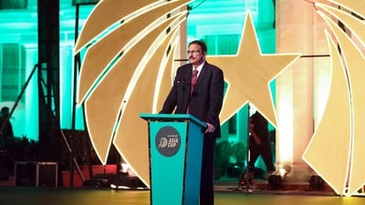 File photo of Pakistan Cricket Board (PCB) Chairperson Zaka Ashraf (PTI) File photo of Pakistan Cricket Board (PCB) Chairperson Zaka Ashraf (PTI)