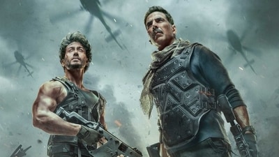 Bade Miyan Chote Miyan new poster features Tiger Shroff and Akshay Kumar. Bade Miyan Chote Miyan new poster features Tiger Shroff and Akshay Kumar.