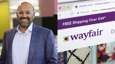 Wayfair CEO Niraj Shah. (AP/bostontechleaders) Wayfair CEO Niraj Shah. (AP/bostontechleaders)