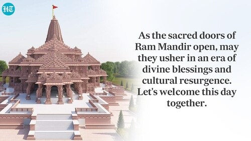 On Thursday, PM Modi even released commemorative postage stamps on the Ram Temple. (HT Photo) On Thursday, PM Modi even released commemorative postage stamps on the Ram Temple. (HT Photo)
