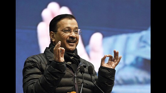 Delhi CM Arvind Kejriwal (HT)