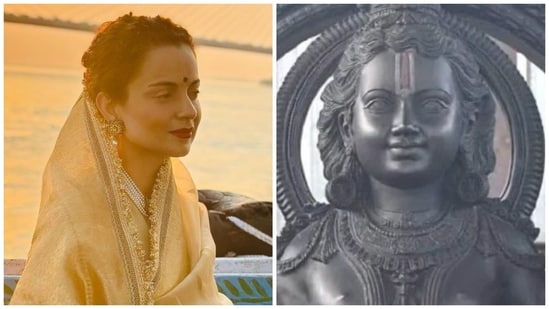 Kangana Ranaut shares her views on the Ram Lalla idol.