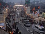 A general view of a street, ahead of the opening of the temple of Lord Ram in Ayodhya (REUTERS) A general view of a street, ahead of the opening of the temple of Lord Ram in Ayodhya (REUTERS)