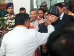 Rashtriya Swayamsevak Sangh (RSS) chief Mohan Bhagwat reaches Lucknow to attend the Pran Pratishtha ceremony of Ram Temple in Ayodhya on Jan 22, on Sunday. Rashtriya Swayamsevak Sangh (RSS) chief Mohan Bhagwat reaches Lucknow to attend the Pran Pratishtha ceremony of Ram Temple in Ayodhya on Jan 22, on Sunday.