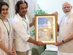 Aishwarya and Arjun met PM Modi in Chennai