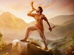 Teja Sajja in a still from HanuMan.