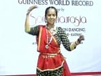 Kathak dancer and world record holder Soni Chaurasia Kathak dancer and world record holder Soni Chaurasia