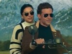 Deepika Padukone and Hrithik Roshan in a still from Fighter trailer.