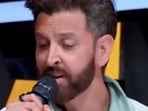 Hrithik Roshan during his appearance on Indian Idol. 