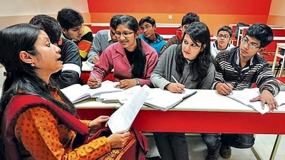 The second ASER survey was conducted after the Covid pandemic. (HT Photo) The second ASER survey was conducted after the Covid pandemic. (HT Photo)
