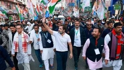Congress leader Rahul Gandhi during the Bharat Jodo Nyay Yatra (PTI Photo) Congress leader Rahul Gandhi during the Bharat Jodo Nyay Yatra (PTI Photo)