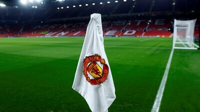 General view of a corner flag inside the stadium before the match (Action Images via Reuters)