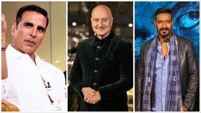 Bollywood actors Akshay Kumar, Anupam Kher, and Ajay Devgn are among the listed guests, along with Kangana Ranaut, Madhuri Dixit, and BJP's actor-MPs Hema Malini and Sunny Deol.&nbsp; 