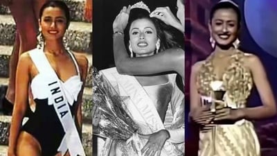 Snapshots of Namrata Shirodkar in her beauty pageant journey Snapshots of Namrata Shirodkar in her beauty pageant journey
