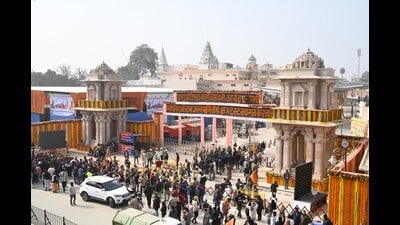 Pran Pratishtha (consecration) ceremony of Ram Lalla at the newly-built Ram temple in Ayodhya will take place on Jan 22 (Deepak Gupta/HT) Pran Pratishtha (consecration) ceremony of Ram Lalla at the newly-built Ram temple in Ayodhya will take place on Jan 22 (Deepak Gupta/HT)