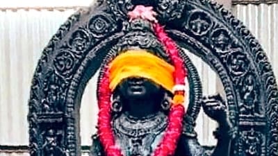 51-inch Ram Lalla idol sculpted by Arun Yogiraj is the new deity of the Ram Temple, Ayodhya. (PTI) 51-inch Ram Lalla idol sculpted by Arun Yogiraj is the new deity of the Ram Temple, Ayodhya. (PTI)