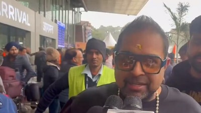 Singer-composer Shankar Mahadevan arrives in Ayodhya to attend the 'pran prathishtha' ceremony of the Ram Temple. “Not only the whole country but the whole world is waiting for this moment. We are so happy & excited and we feel blessed that we are state guests to be part of this. I think this is the biggest event that has happened in the history of India,” he said. (ANI) Singer-composer Shankar Mahadevan arrives in Ayodhya to attend the 'pran prathishtha' ceremony of the Ram Temple. “Not only the whole country but the whole world is waiting for this moment. We are so happy & excited and we feel blessed that we are state guests to be part of this. I think this is the biggest event that has happened in the history of India,” he said. (ANI)