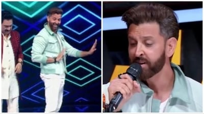 Hrithik Roshan during his appearance on Indian Idol. Hrithik Roshan during his appearance on Indian Idol.