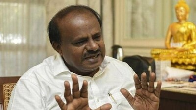 HD Kumaraswamy likely to contest from Mandya seat in Lok Sabha elections (AP) HD Kumaraswamy likely to contest from Mandya seat in Lok Sabha elections (AP)