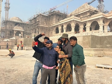 Actor Suchitra Pillai visited the Shri Ram Temple compound while she was in Ayodhya for a shoot Actor Suchitra Pillai visited the Shri Ram Temple compound while she was in Ayodhya for a shoot