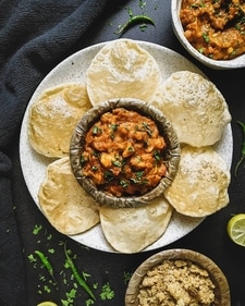 Halwa, puri with channa is a popular prasad offered to Ram on Ram Navami (Instagram) Halwa, puri with channa is a popular prasad offered to Ram on Ram Navami (Instagram)