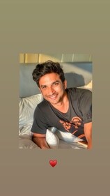 Rhea Chakraborty's post for Sushant. Rhea Chakraborty's post for Sushant.