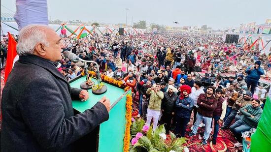 Leader of Opposition and former chief minister of Haryana Bhupinder Singh Hooda. (HT Photo)