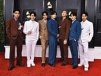 K-Pop band BTS arrives at the 64th Annual Grammy Awards in Las Vegas. (Photo: Jordan Strauss/Invision/AP) K-Pop band BTS arrives at the 64th Annual Grammy Awards in Las Vegas. (Photo: Jordan Strauss/Invision/AP)