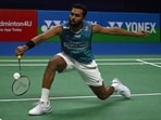 India's HS Prannoy(AFP)