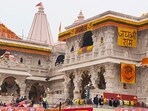 Ayodhya: Ram Mandir decorated with flowers as part of preparations for its consecration ceremony, in Ayodhya (PTI) Ayodhya: Ram Mandir decorated with flowers as part of preparations for its consecration ceremony, in Ayodhya (PTI)