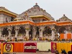 Ayodhya: Ram Mandir decorated with flowers as part of preparations for its consecration ceremony, in Ayodhya Ayodhya: Ram Mandir decorated with flowers as part of preparations for its consecration ceremony, in Ayodhya