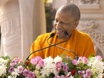 Ayodhya: Uttar Pradesh chief minister Yogi Adityanath addresses a gathering after the 'Pran Pratishtha' ceremony at the Ram Mandir. Ayodhya: Uttar Pradesh chief minister Yogi Adityanath addresses a gathering after the 'Pran Pratishtha' ceremony at the Ram Mandir.