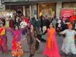 People were seen donning traditional attire, dancing, singing bhajans and other songs (@UNKNOWN__EDIT/X)