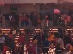 Saryu ghat illuminated with hundreds of diyas after Ram Temple's 'Pran Pratishtha' on Monday Saryu ghat illuminated with hundreds of diyas after Ram Temple's 'Pran Pratishtha' on Monday