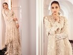Athiya Shetty wows at Seema Gujral's store launch in New Delhi. 