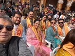 Katrina Kaif, Vicky Kaushal, Ranbir Kapoor, Alia Bhatt and other celebs spotted together at the Ayodhya Ram Temple consecration ceremony. Katrina Kaif, Vicky Kaushal, Ranbir Kapoor, Alia Bhatt and other celebs spotted together at the Ayodhya Ram Temple consecration ceremony.
